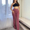 King Mcgreen Star New Temperament Commuting Micro-Launched Trousers All-Match Fashion Wide-Leg Trousers Women