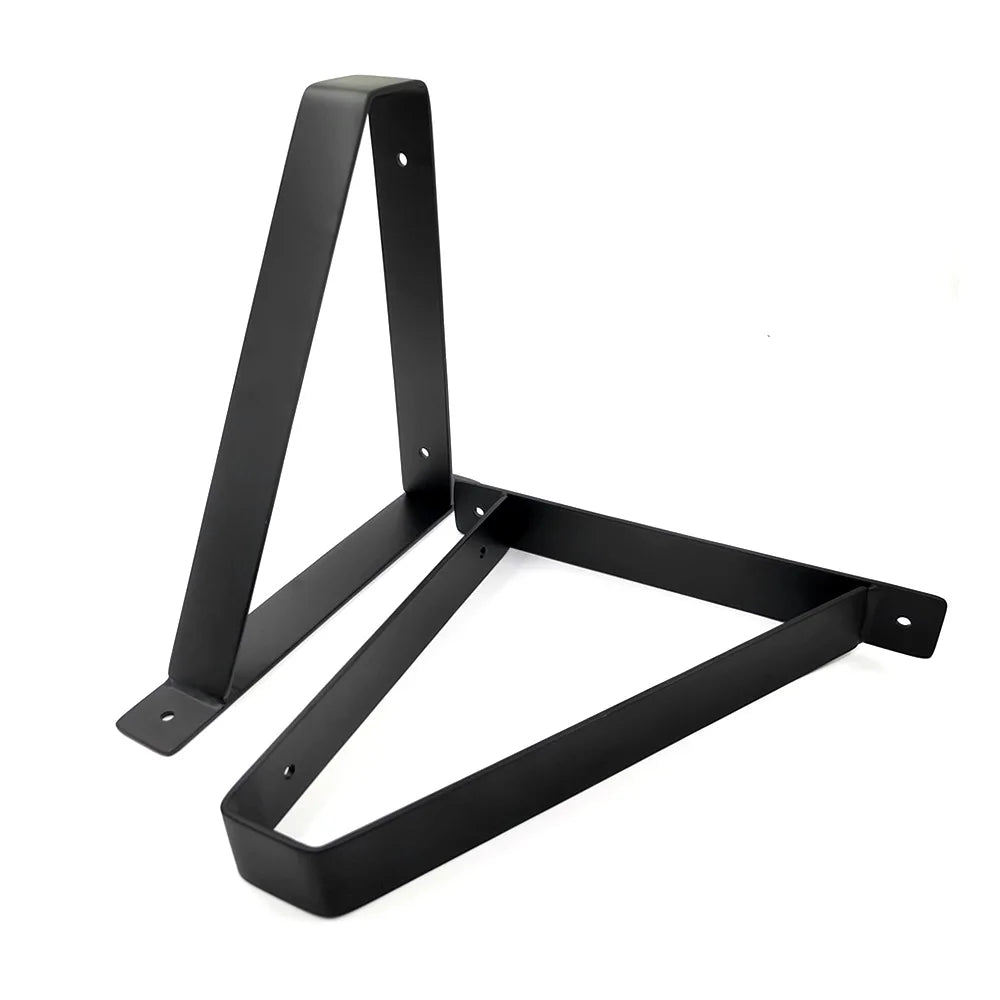 Manufacture Supplied Rustic Wall-mounted Triangular Bearing Bracket Wall Decoration Metal Shelf Bracket