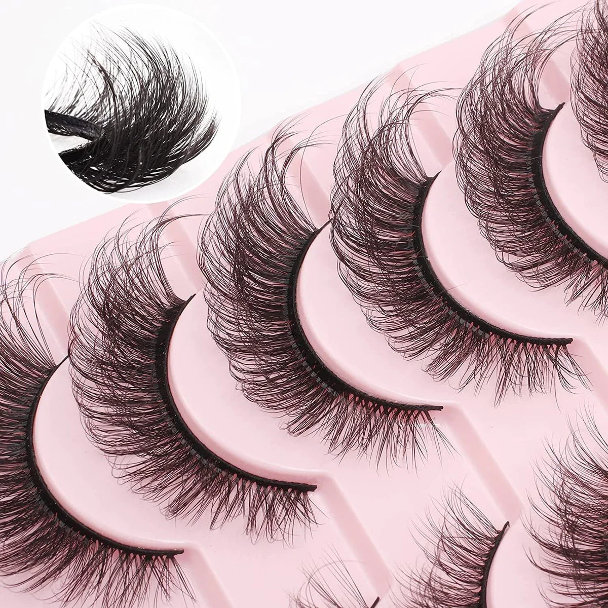 VEYES Custom Dramatic 3D 25mm Mink Eyelash Box Wholesale 3D Bottom Full Strip False Eyelashes Natural Style Vendors