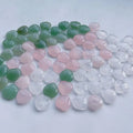 Hot Sale Natural  Healing Natural 2cm Mini Rose Quartz Heart Stones Polished Green Aventurine Crystal for Decoration