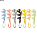 Wanmei Creative Simple Straight Hair Pick Multi-Purpose Oil Head Shaping Comb for Salon Barber Use Big Plastic Wide Tooth Comb