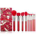 Factory Price 10pcs Box Makeup Brushes Set Eye Face Cosmetic Foundation Powder Blush Blending Make up Brush Beauty Tool