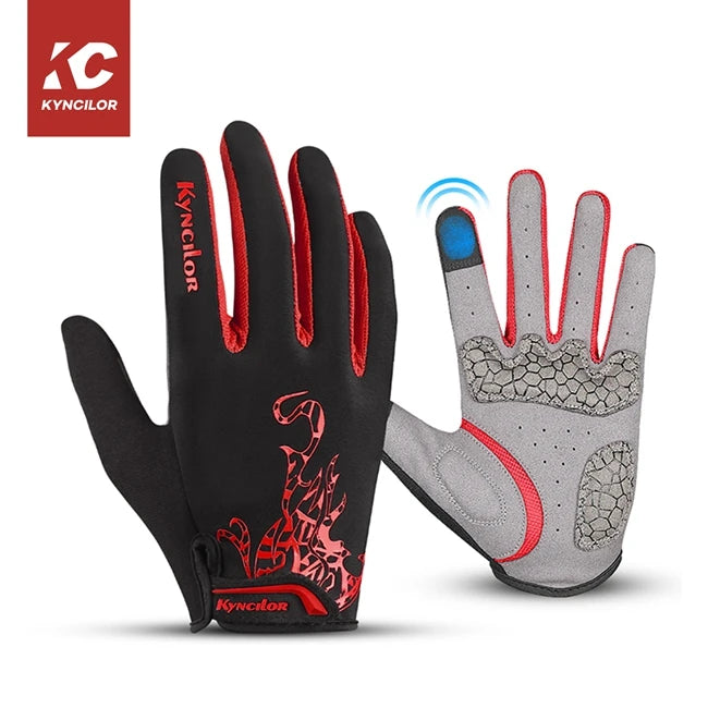 Cotton Polyester Breathable Touch Screen Summer Racing Protective Shockproof Motorcycle Riding Gloves for Unisex Outdoor Use