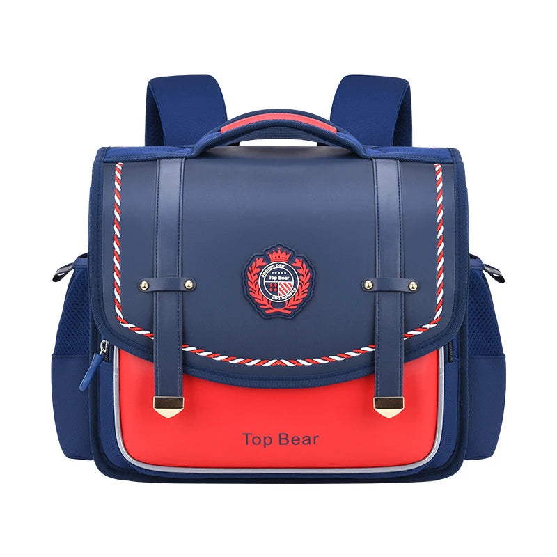 Primary School Children's School Bags Horizontal Double Shoulder Backpacks for Grades 1-6