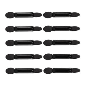 Mini Eyeshadow Applicator Pro Sponge Double Ended Make up Supplies Portable Eye Shadow Brushes Nail Mirror Powder Brush