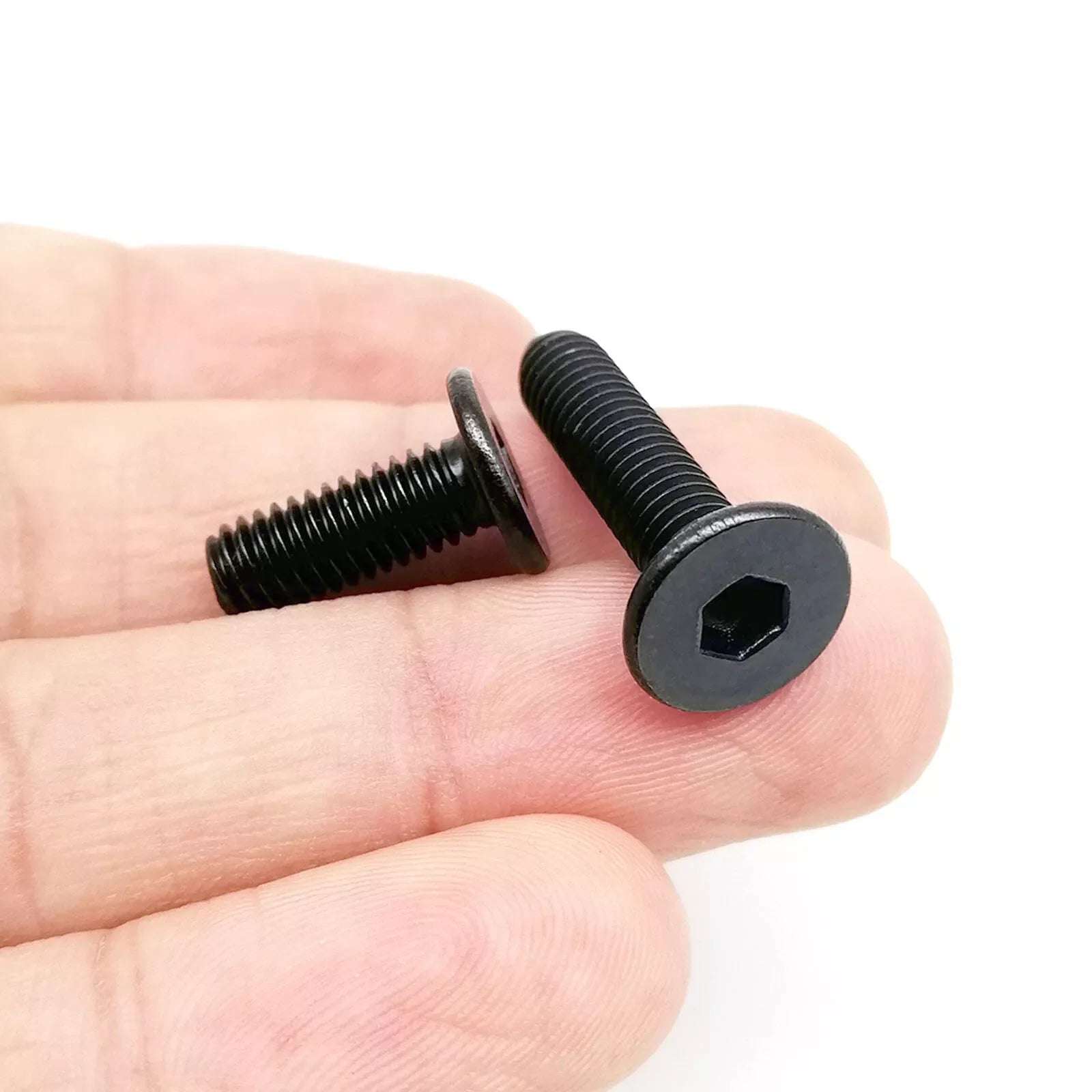Weier M2-M8 Black 304 Stainless Steel Ultrathin Flat Wafer Head Screw Bolt ISO9001:2015 Certified Inch/Metric