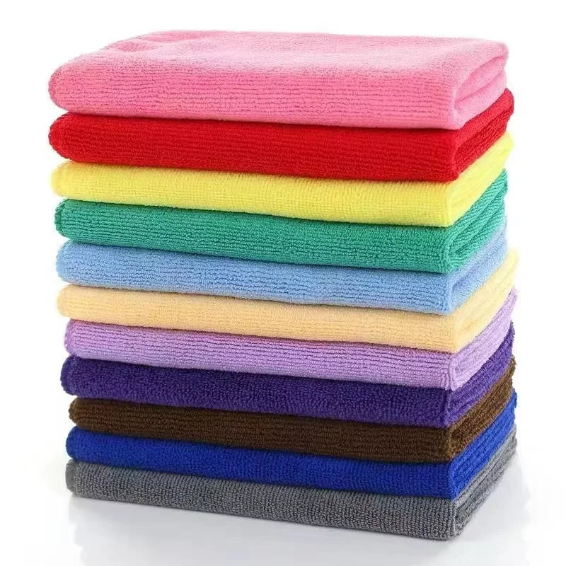 Microfiber Cloth 40x40 380gsm Lot of Face Cloth Microfiber Black 32*32 Microfiber Cleaning Cloth 30x40 24pcs Micro Fibre Towel