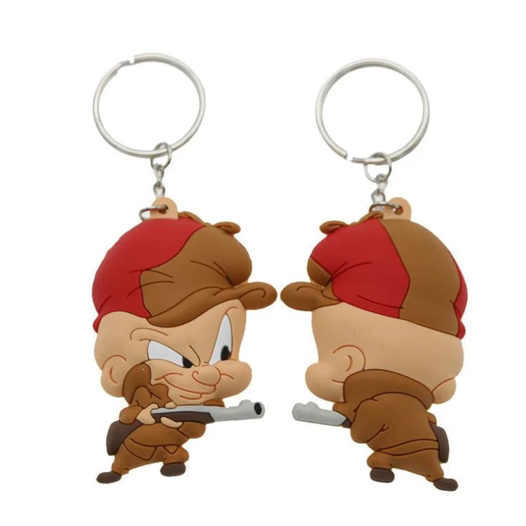 Custom 3D PVC Rubber Keychain Soft Flexible Fashion Motorcycle Keychain with Brand Logo Great Gift for Car Owners