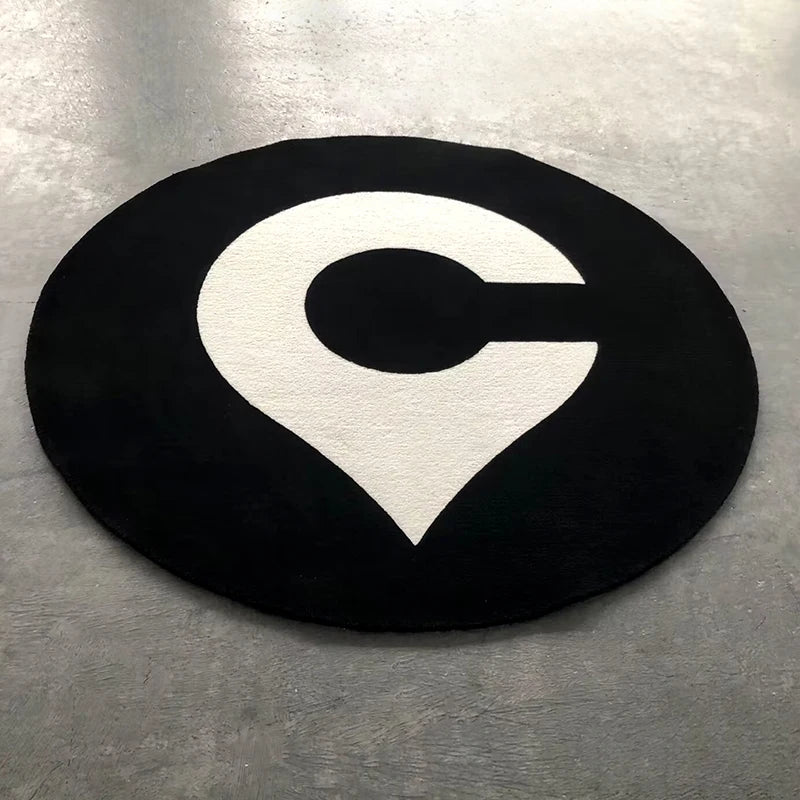 Personalized Door Mats Custom Rugs with logo Circle 6x6 Teppich Doormat Custom Floor Mat