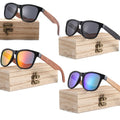 Retro Gafas De Sol Vintage Summer Glasses Shades Sunglasses Polarized Wooden Custom logo Sunglasses Men