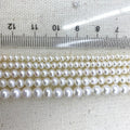 Popular Style 3A  Natural Freshwater Pearls Strands 3mm-6mm Small Size White/pink/purple Round Pearl Necklace