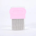 RM Pet Flea Comb Cleaning Beauty Stainless Steel Dense Tooth Comb Wide Head