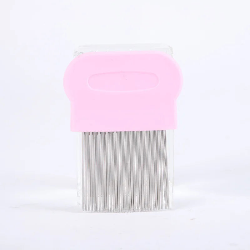 RM Pet Flea Comb Cleaning Beauty Stainless Steel Dense Tooth Comb Wide Head