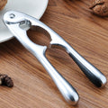 Easy-to-Use Zinc Alloy Nutcracker Manual Walnut Clip Opener for Household Kitchen Durable Metal Utensil