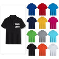Hot Selling Design Polo Shirts Custom Logo Polyester Solid Color Uniform Golf Polo Camiseta Polo Shirt for Men