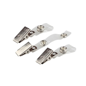 Nice Plastic Metallic Badge Holder Clip Id Holder Clip With Plastic Strap