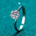 Silver 925 Original Diamond Test Past 0.5- 1 Carat Brilliant Cut Sparkling D Color Moissanite Twist Waist Ring Gemstone Jewelry