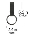 Water Bottle Clip Hanging Portable Water Bottle Ring Holder Keychain for Backpack Belt Nylon Webbing Strap Outdoor Tactical