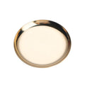 3.94 Inch Fashion Gold Silver Round Stainless Steel Decorative Tray Ring Dish Storage Jewelry Organizer Mini Serving Tray