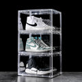 Hot New Products Shoes Box Plastic Sneaker Stackable Storage Transparent Box Display Shoes