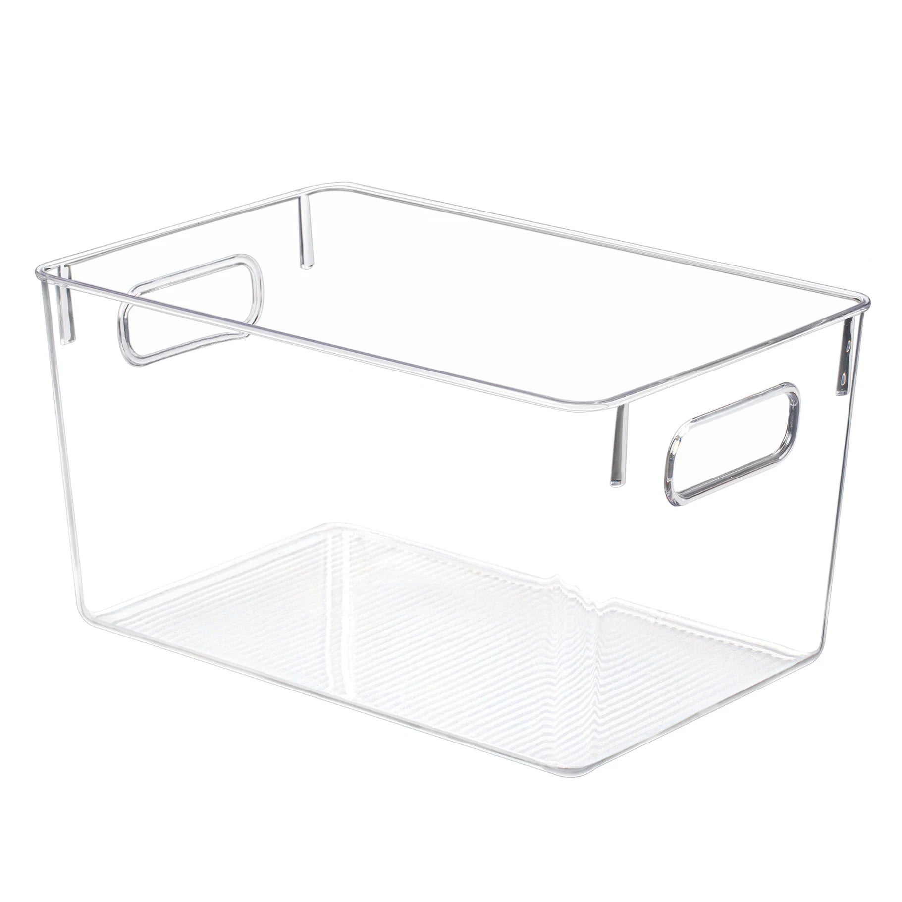 Wholesale High Transparent Vegetables Fruit Sundries Plastic Storage Organizer Bins for Kitchen Cabinet Pantry Refrigerator