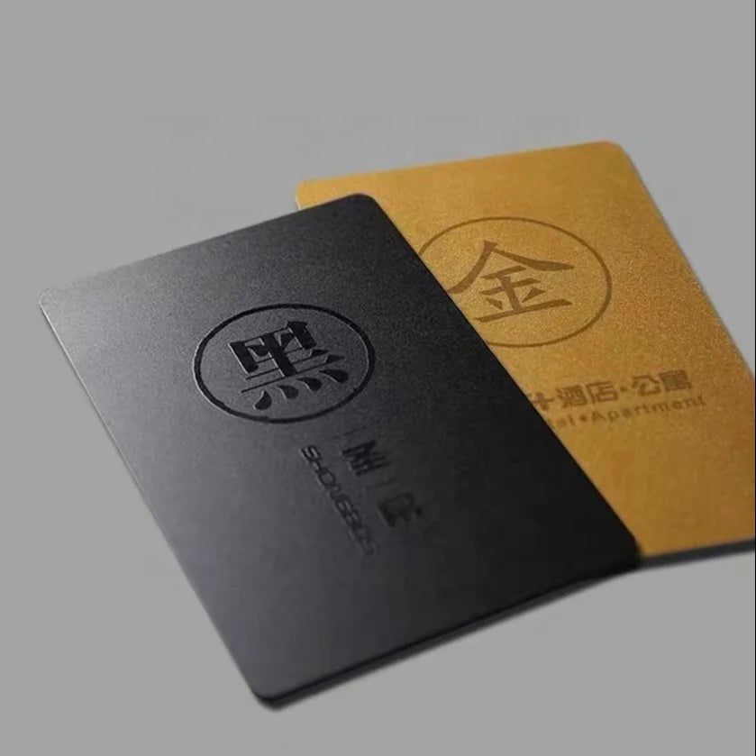 Uv Pvc Embossed Pvc Business Cards