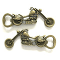 Factory Wholesale Creative Men Gift Idea Durable Metal Beer Opener Zinc Alloy Cool Unique Vintage Motorcycle Design Beer Opener