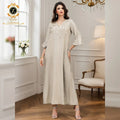 Egyptian Kaftans African Turkey Batwing Sleeve Clothing Boubou Pleated Kaftan Jalabiya for Women Kaftan
