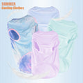 Solid Cooling Pet T Shirt Lightweight Soft Breathable Vest Summer Cool Clothes Sun Protection for Small Medium Large Dogs Cats