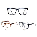 Anti Blue Light Blocking Glasses New Designer Square Oversized Acetate Eyeglass Frames for Women Unisex Model 82013 Custom Brand