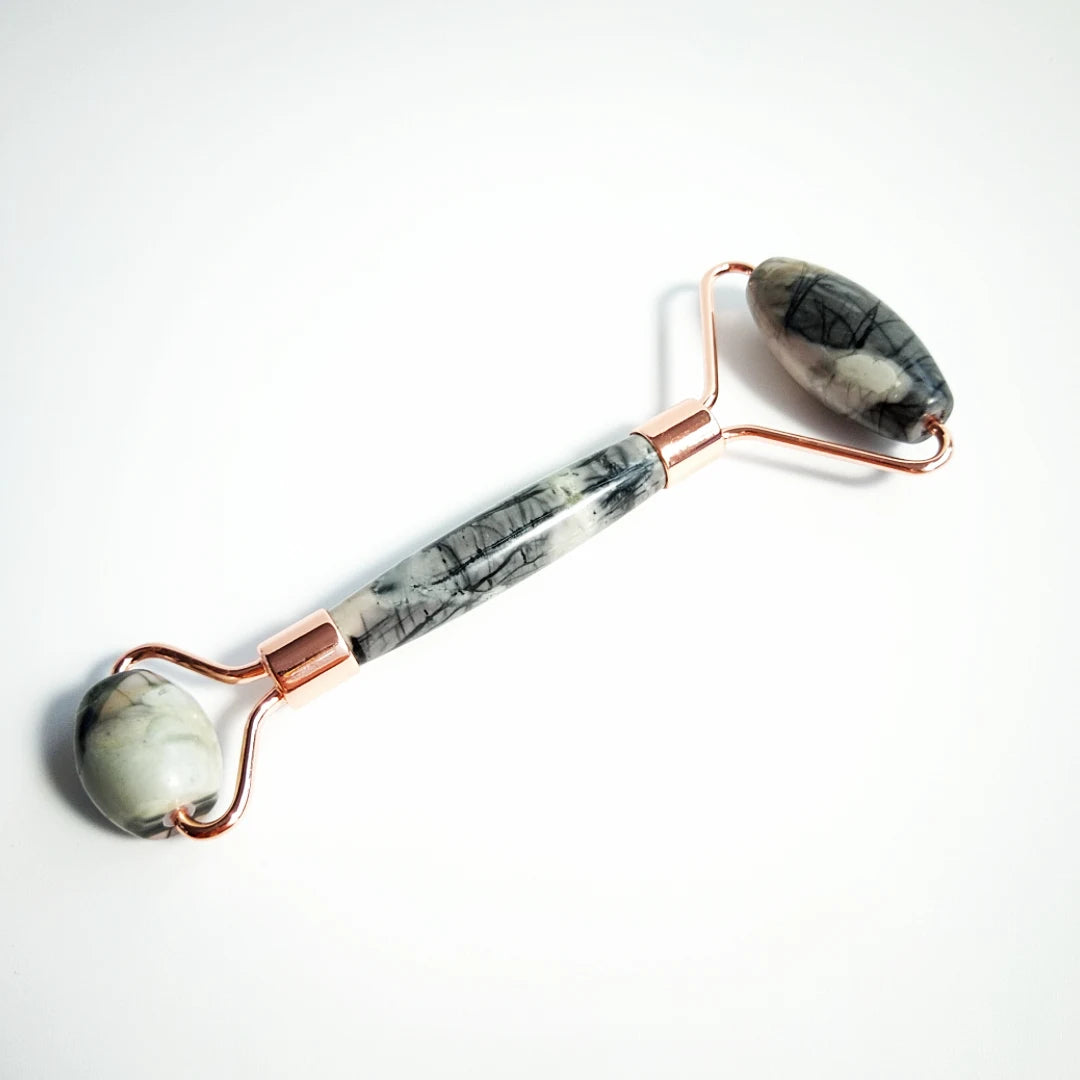 Hongzhuo Skin Care Picasso Jasper Facial Gem Jade Roller for Roller Care