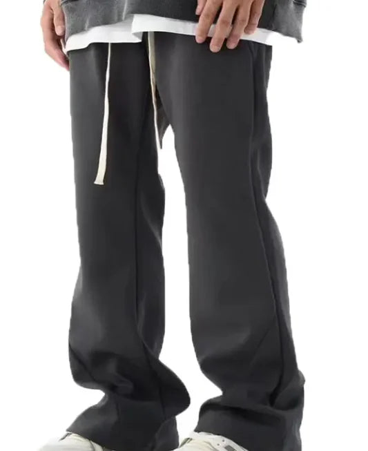 Bulk Autumn 100 Cotton Side Pocket Drawstring Comfortable Casual Oversized Jogger Pants Man Custom Flare Sweatpants