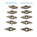 Chipbreaker VBMT160404-MV VBMT160408-MV OEM CVD Coated CNC Indexable Carbide Turning Inserts P20 Grade