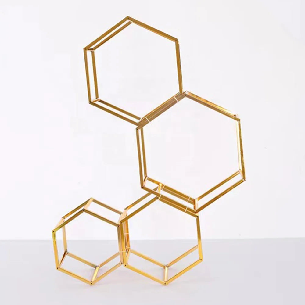 2026 Hot Sale Gold Center Piece Stand for Wedding