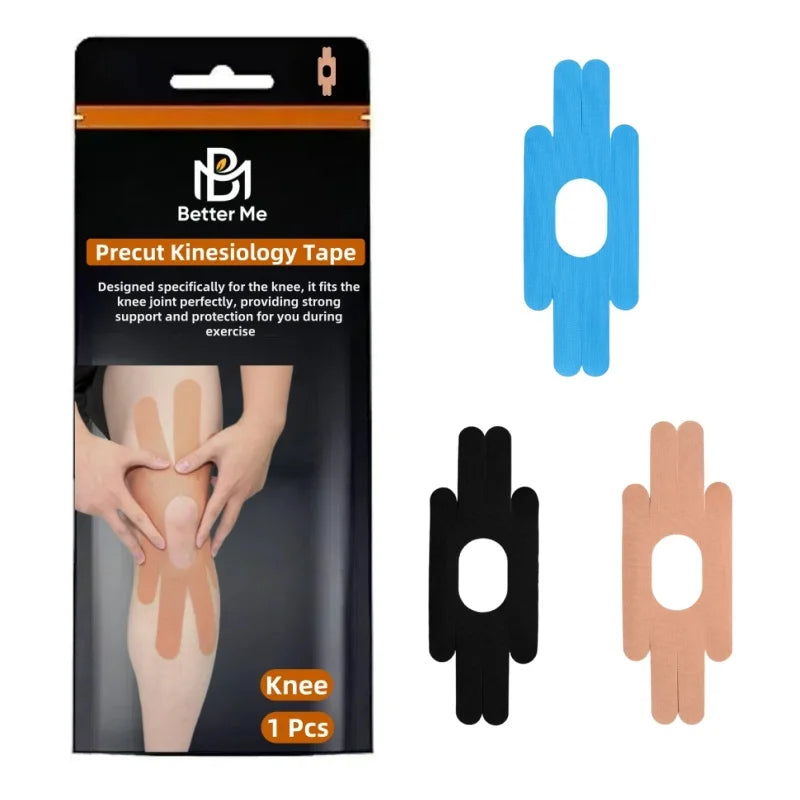 New Design Precut Athletic Kinesiology Tape Supports & Protects Muscles & Knees 96% Cotton 4% Nylon Winter Sports Use