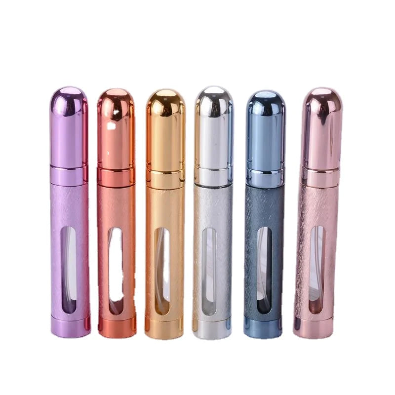 6ml 12ml Aluminum Atomizer Perfume Bottle Mini Aluminum Perfume Spray Atomizer Bottle