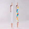 Promotional Metal Pen Sublimation Press Retractable Pen with Clip Sublimation Pen