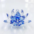 Fashion Home Car Temple Decoration Handmade Artificial Crystal Lotus Flower Durable Folk Art Wedding & Valentine's Gifts