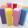 Hot Selling Good Quality Wholesale Eco Friendly Eva Material Nail Buffers Rectangle Shape Size L Variety Color Custom Logo