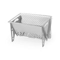 KingGear Outdoor Folding Wood Stove Stainless Steel BBQ Stove Camping Portable Charcoal Stove