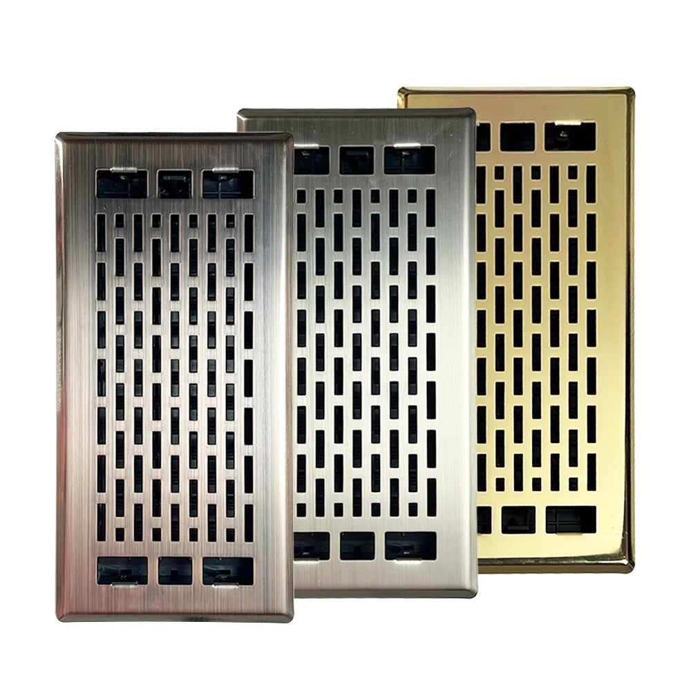 HVAC 4*12 Inch Heavy Duty Walkable Floor Register Decorative Floor Vent Covers Air Vent