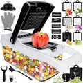 26 in 1 Multifunctional Vegetable Onion Chopper Dicer  for Veggie Mandoline Slicer Salad Food Chopper with 13 Blades