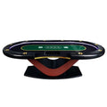 YH 102Inch Wholesale Professional Casino Poker Table LED Texas Poker Tables Custom Gambling Table