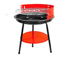 Mini 14 Inch Outdoor Camping Kettle Grill Round Shaped German BBQ Small Portable Iron Charcoal Grill