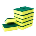 Kitchen Cleaning Hard Sponge Scourer Pad  Durable Scrub Kitchen Cleaning Sponge Scourer With Green Nylon Scouring Pad