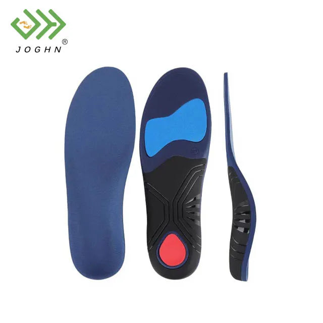 JOGHN Custom Correction Orthopedic Arch Support Orthotic Plantar Fasciitis Insoles Poron Insole