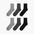 Wholesale Cheap Plain Black Solid Color Business Socks Men Casual Cotton Socks