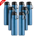 Customized Stainless Steel Double Wall Insulated Flask Sports Water Bottle Vacuum Thermos Travel Cup with Lid