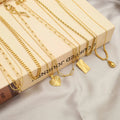 New Fashion Unique Design Stainless Steel Square Heart Drip Geometry Pendant Choker Necklace Women SN21012308G