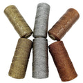2mm Metallic Rose Gold Baker's Twine String Rope Durable Cotton and PET Material for Packaging